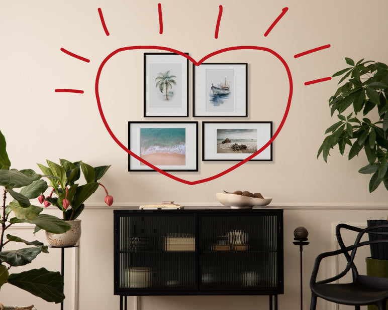 Decorate your walls to feel joyful